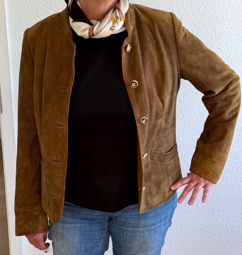 Trachtenjacke ziegenvelour - trachtenjacke,