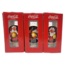 3 Coca Cola Gläser Merry Christmas 2005 Weihnachten Retro 0,3L Sammelglas OVP