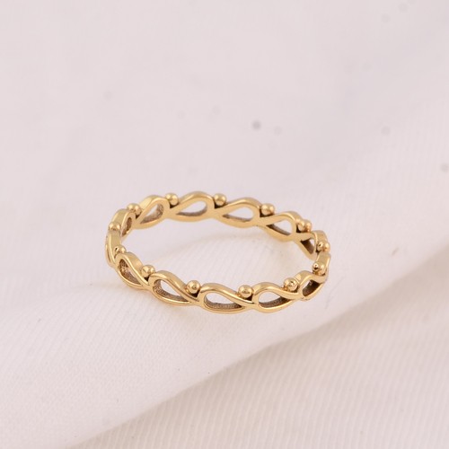 18k vergoldeter infinity - 18k,