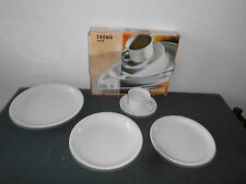 Gedeck 5 Teile Thomas Rosenthal Group Trend  4 x Teller  1 x Tasse  Weiß OVP Neu
