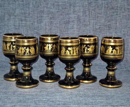 Kelchglas schwarz 24k - schwarz,