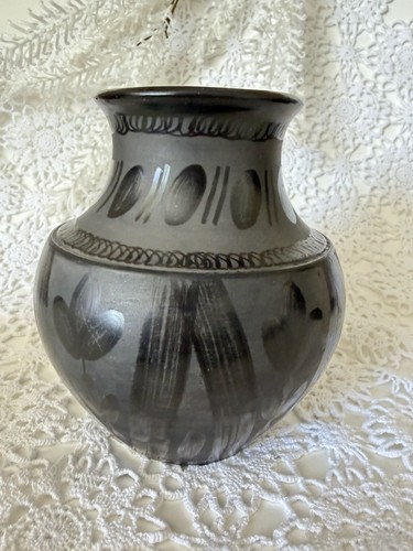 Ungarische schwarzkeramik vase - schwarzkeramik,