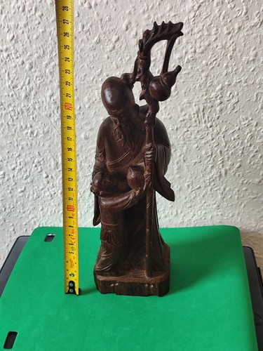 Antike holzfigur einer - antike,