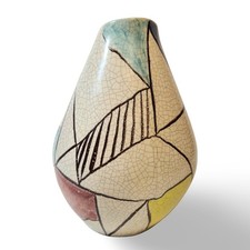 Silberdistel Keramikvase