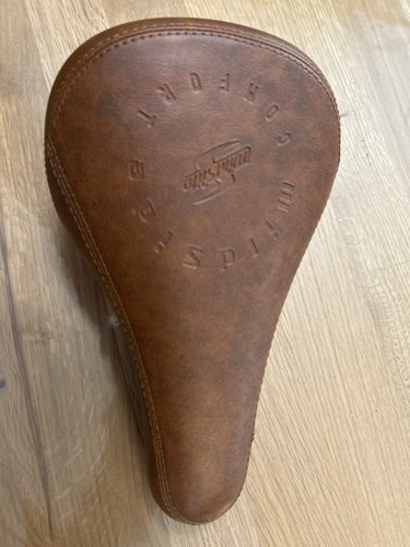 Bmx pivotal sattel - sattel, braun