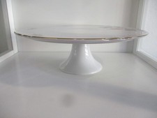 Christineholm Porcelaine Rose Tortenplatte auf Fuß Kuchen / Servierplatte 30 cm