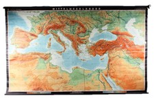 Lehrtafel Wandkarte Rollkarte