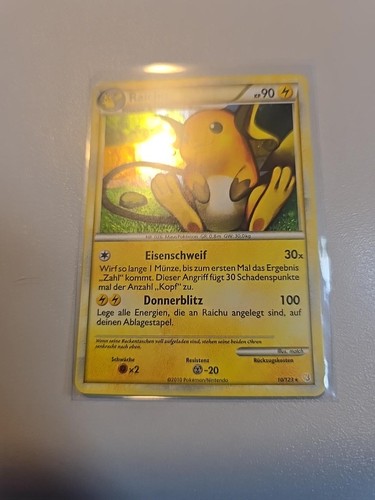 Raichu 123 heartgold - raichu,