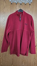 JACK WOLFSKIN Fleecepullover Fleecepulli Unisex Gr. L weinrot TOP Zustand