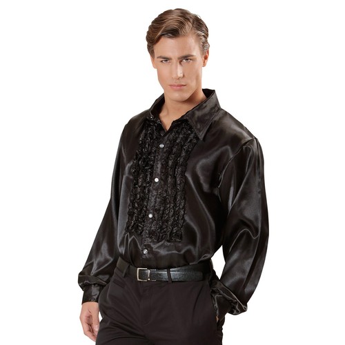 Rüschenhemd retro stil xxl - im, retro-stil