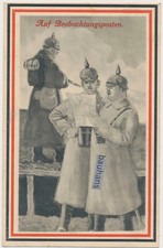 AK Auf Beobachterposten Reserve Infanterie Regiment No.81  (6540a)