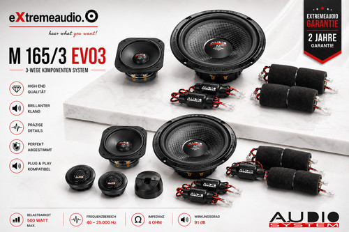 Audio system m165 - 3, 16,5