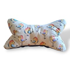 Nackenkissen Leseknochen Baumwolle Öko Tex Reisekissen  Relaxkissen Nackenrolle