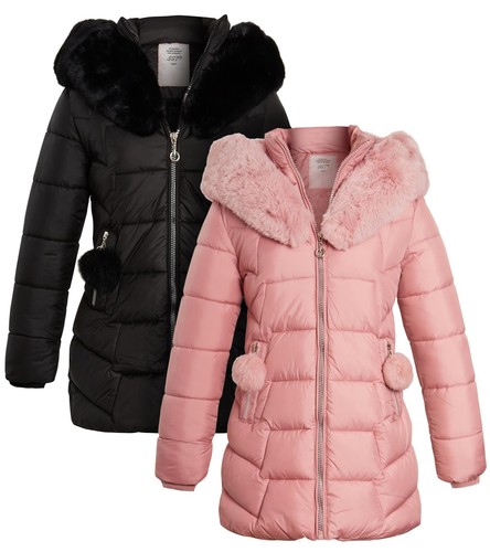 Mädchen parka jacke wattiert - jacke,