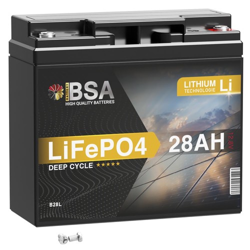 Bsa lifepo4 akku 12v 28ah - bsa,