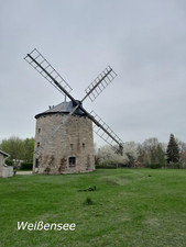 4x Ansichtskarte Windmühle Weißensee (Thüringen)