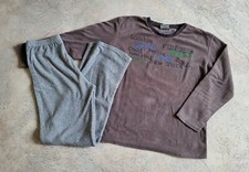 Pocopiano Frottee Pyjama**Schlafanzug Zweiteiler **Gr. 152