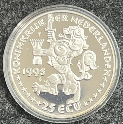 Ecu königin wilhelmina - 25,