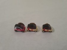 3 BUSCH Mercedes Smart Fortwo Anstecknadel Pins Autos