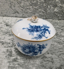 Meissen großer Zuckertopf blaue Blume 1.Wahl ca. 11 cm Durchmesser