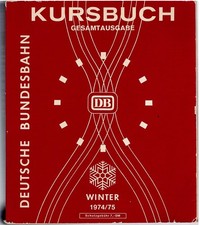 Kursbuch DB Gesamtausgabe Winter 1974/75,ohne Beilagen,Sonderpreis