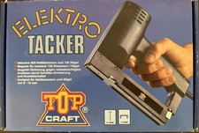 Neuer, ungenutzter Top Kraft Elektro Tacker incl. 2 Paketen Klammern