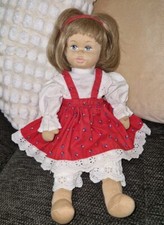 In Handarbeit gemachte Puppe, etwa 39 cm groß, Mädchen, siehe Fotos, gebraucht  