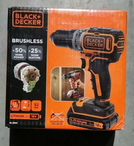 Black decker bl186n akku - black, &