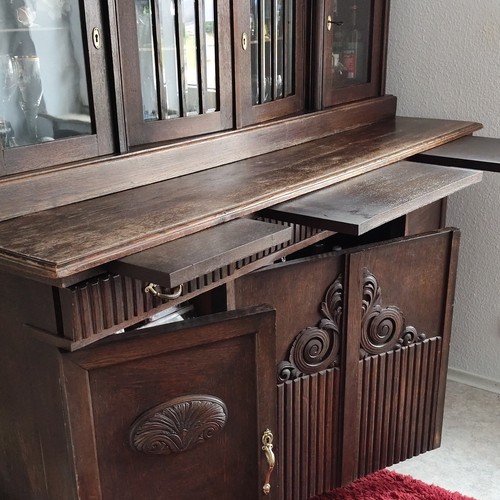 Antike holz anrichte - antike, holz-anrichte/sideboard
