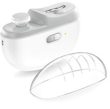 Elektrischer Nagelknipser LED Nagelschneider & Glasnagelfeile zum Polieren USB-C
