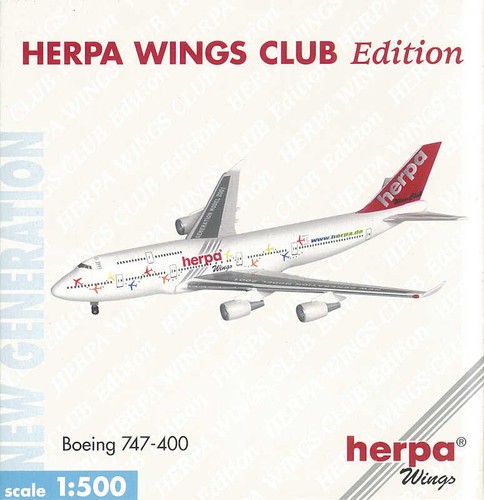 Boeing 747 400 herpa wings - boeing,