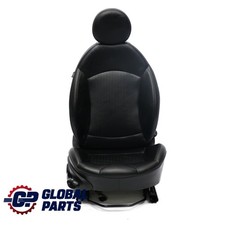Vordersitz MINI R56 LCI Rechts Seite Beheizt Sport Carbon Schwarz Leder Punch