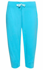 Capri Hose Damen Nike 3/4 Sommerhose Stoffhose Nike Fit Dance türkis
