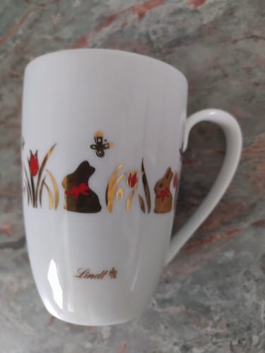 Lindt sammeltasse gold hase - lindt,