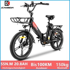 E-Bike Klapprad 20 Zoll Elektrofahrrad 350VV 20.8AH Electric Bike E-Mountainbike