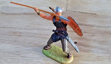 ELASTOLIN Figur 4cm Wikinger mit Speer und Schild  Soldat Krieger (2)