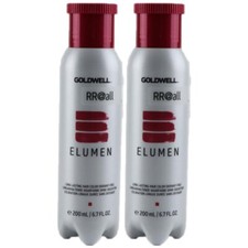 Goldwell Elumen 2 x 200 ml RR@ALL Haarfarbe permanente farbintensive Farbe Set