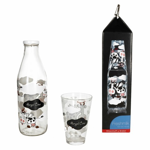 Milchflaschen set angel cow - milchflaschen,