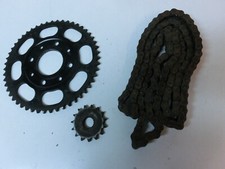 Kreidler Enduro 125 DD Supermoto 07-16 Kettensatz Kette Ritzel 15/49 Zahnrad