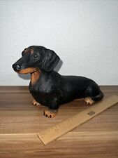 Gilde Figur Skulptur Hund Dackel Unikat Handgemacht Selten Gartenfigur