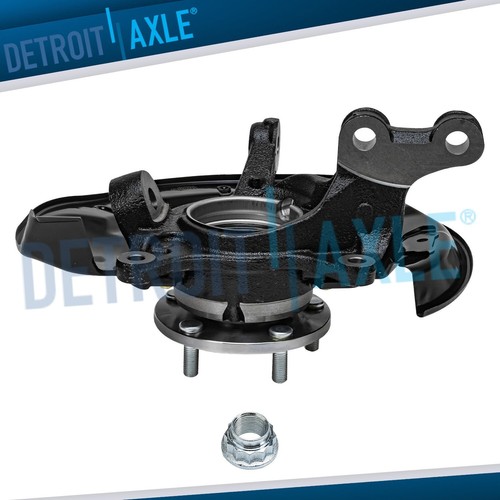 Front left knuckle - front, wheel