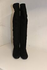 Overkneestiefel  Gr: 37 in Schwarz Schlupfstiefel