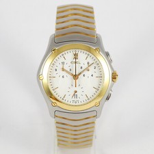EBEL Classic Wave Chronograph - Herren Armbanduhr Stahl/18ct Gold - Ref E1251F41