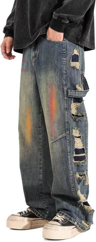 Baggy jeans herren y2k - baggy,