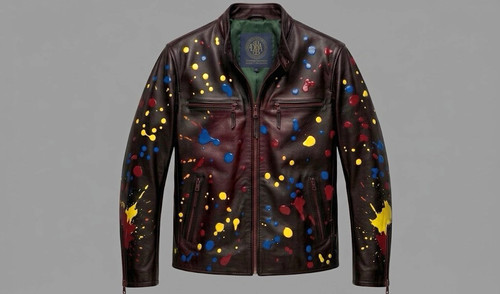 Dfb lederjacke biker herren - lederjacke,