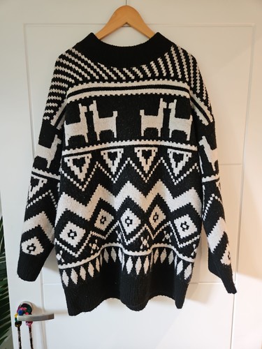 Pullover schwarz weiß - h&m,