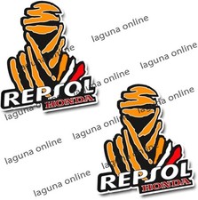 dakar repsolhonda Logo Glanz Wetterfest Aufkleber Sticker 3