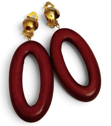 Clips ohrclips bordeaux - ohrclips,