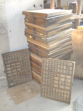 Antiker Setzkasten * Druckerei