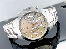 EXCLUSIVE DAMENUHR  AUS EDELSTAHL , ZIFFERBLATT FARBE  CHAMPAGNER # SCHMUCKJAGD